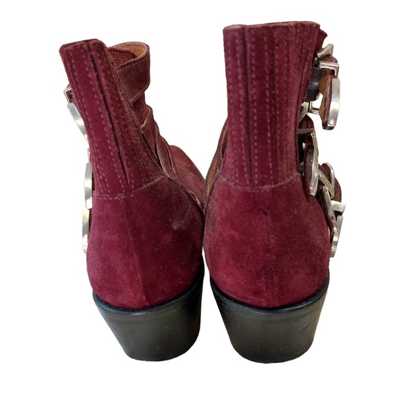 Toga Pulla Suede Embroidered Western Bootie - Picture 7 of 7